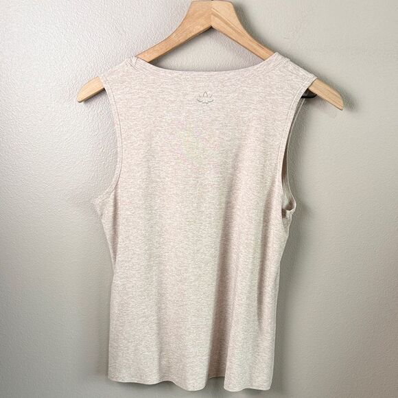 Beyond Yoga Tan Heathered Athletic Tank Top - Picture 2 of 4
